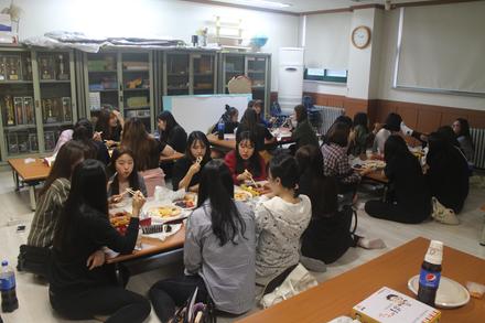 학교현장실습 사후평가회 다과회